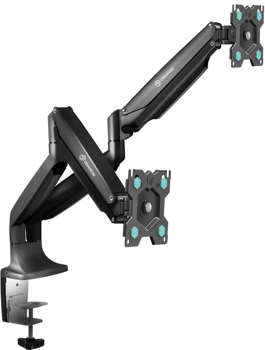 Monitor Arm 2 Schermen - Standaard - Verhoger - Verstelbaar