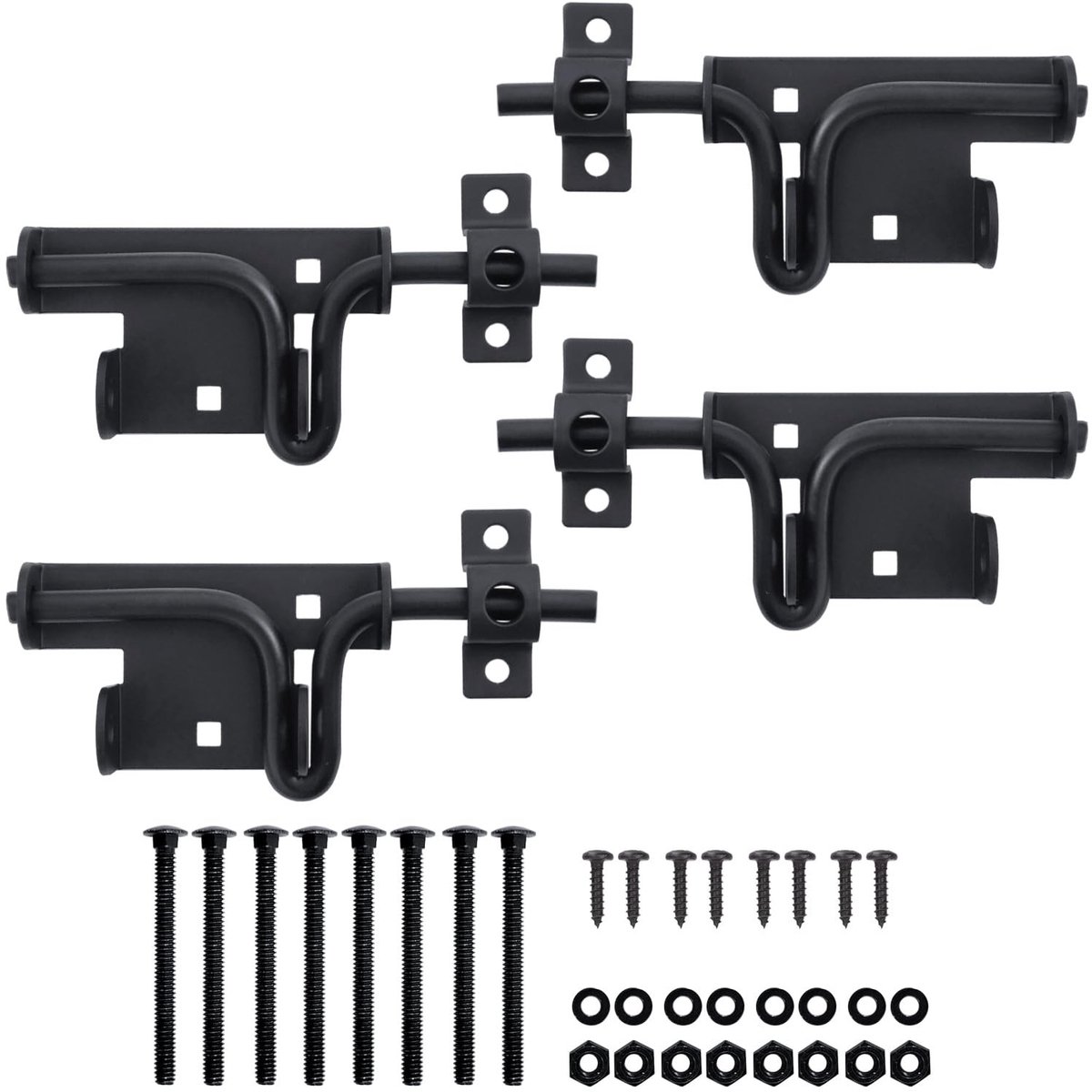 Dailygoods - Cosensi - Dailygoods - 2-Weg Metalen Slide Bolt Klink voor Hekken