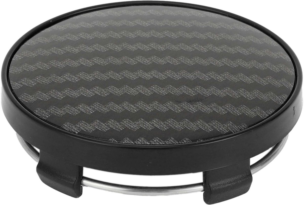 Dailygoods - Carbon Fiber Patroon Wielnaaf Centrumdoppen voor Auto's