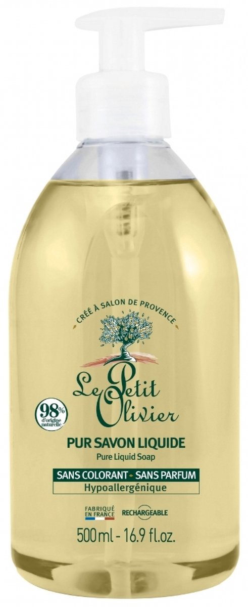 Le Petit Olivier Pur Vloeibare Zeep Navulling 500 ml
