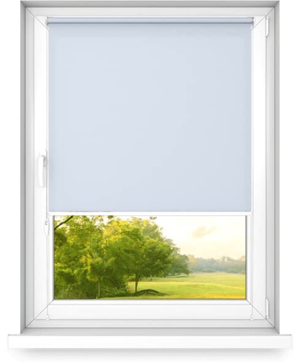 time4blinds mini rollo basic - Rolgordijn - Niet-invasief - Raamrolgordijn binnen zonder b