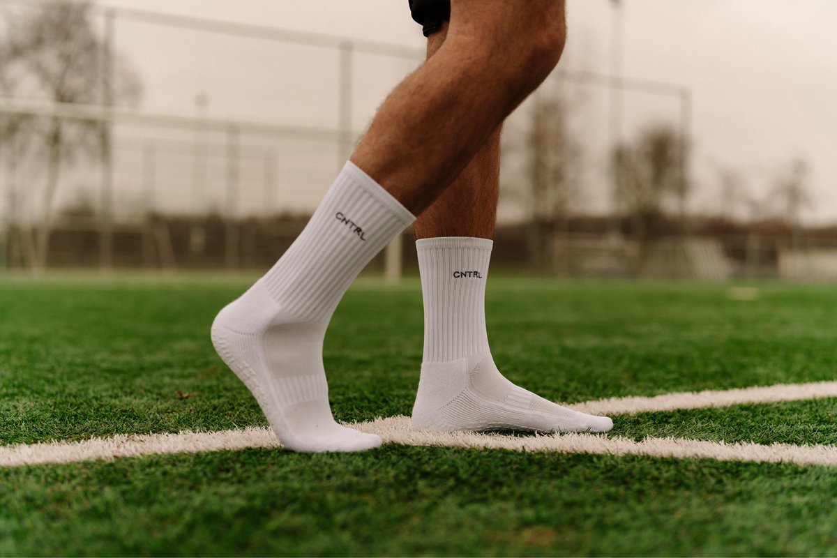 CNTRL Socks - Gripsokken - Wit