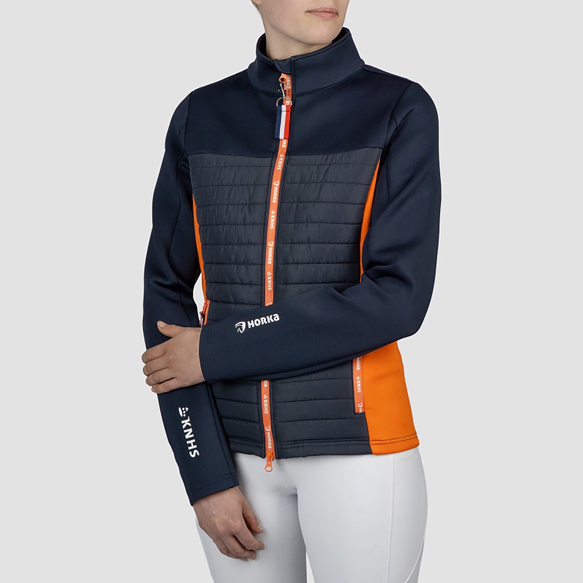 Knhs Jas Knhs Fan Nl Dames Donkerblauw-oranje - XXL