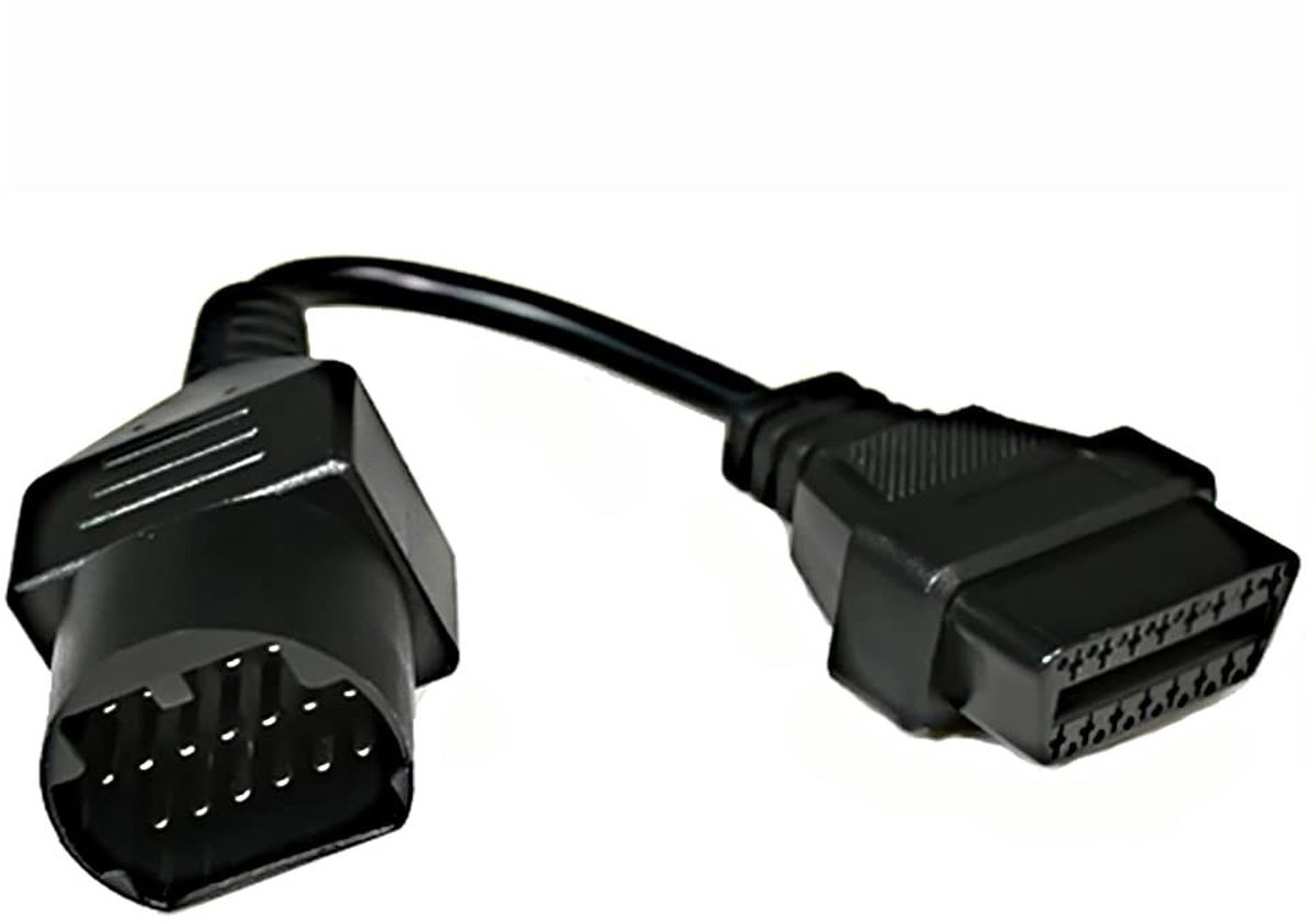 Dailygoods - Dailygoody - Diagnostische Adapter - OBD naar OBDII - Geschikt voor Ma*z/da - Zwart - Auto Kabels - Connector Adapter Kabel