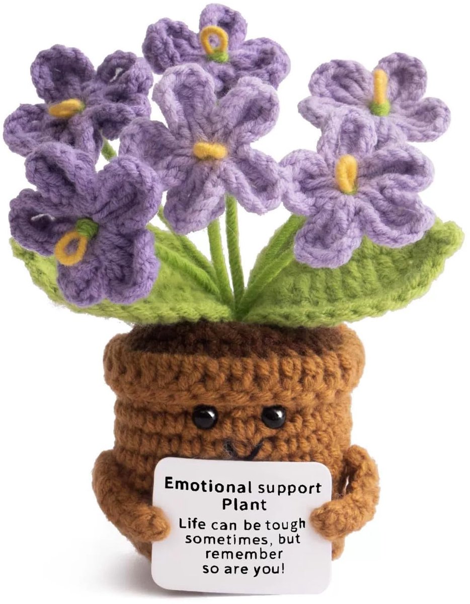 Dailygoods - Gehaakte Bloemen als Positief Geschenk voor Vrouwen