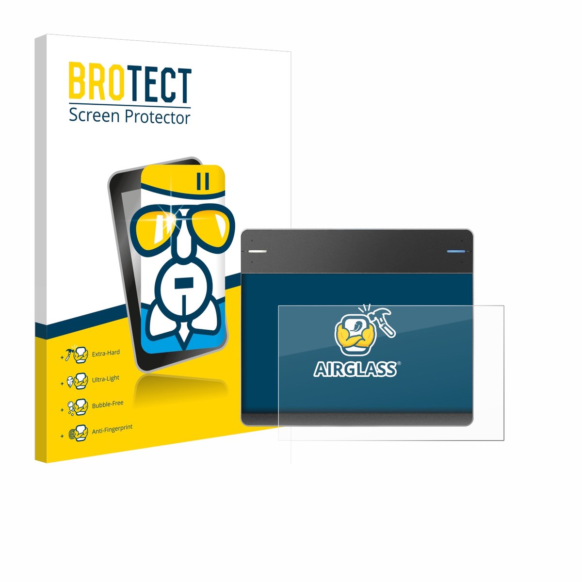 Screenprotector voor Wacom Intuos CTH-480 Beschermglas transparant