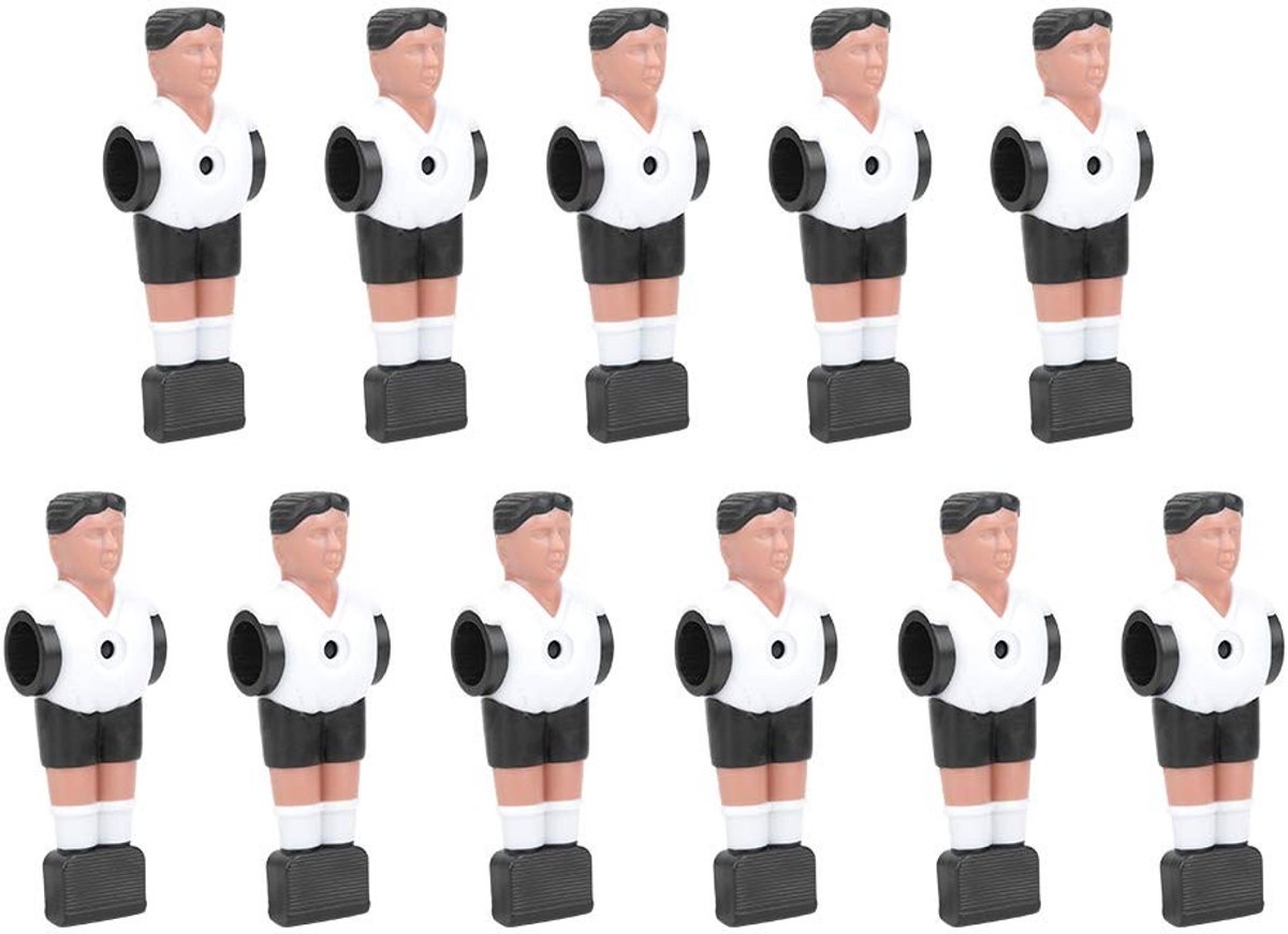 Dailygoods - Dailygoody - Foosball - Tafelvoetbalspelers - Reserveonderdelen - 11 stuks - Tafelvoetbalfiguren - Spelaccessoires - Geschikt voor tafelvoetbalta