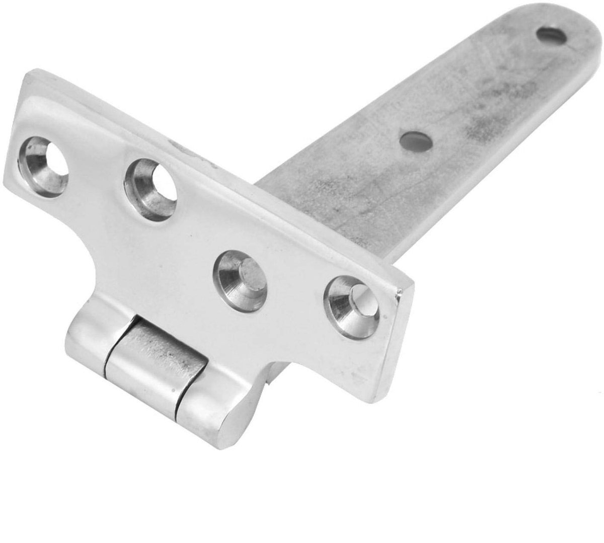 Dailygoods - Dailygoody - Duurzame Roestvrijstalen T-Type Scharnieren - Voor Zware Deuren en Poorten - 151x75mm - Stevig en Betrouwbaar - Geschikt voor Tuinpoorten...