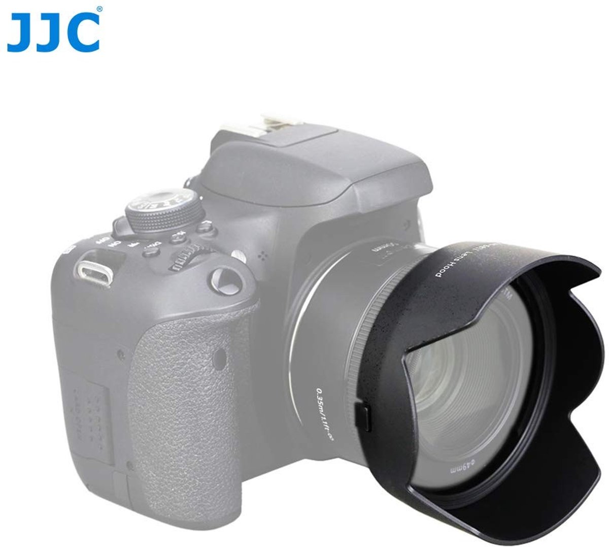 Dailygoods - Dailygoody - Bloemvorm Lenskap - Voor Canon EF 50mm f/1.8 - Verhindert Lichtverstrooiing - Tulpenvorm - Bescherming voor Lens - Ideaal voor Fotog thumbnail 2