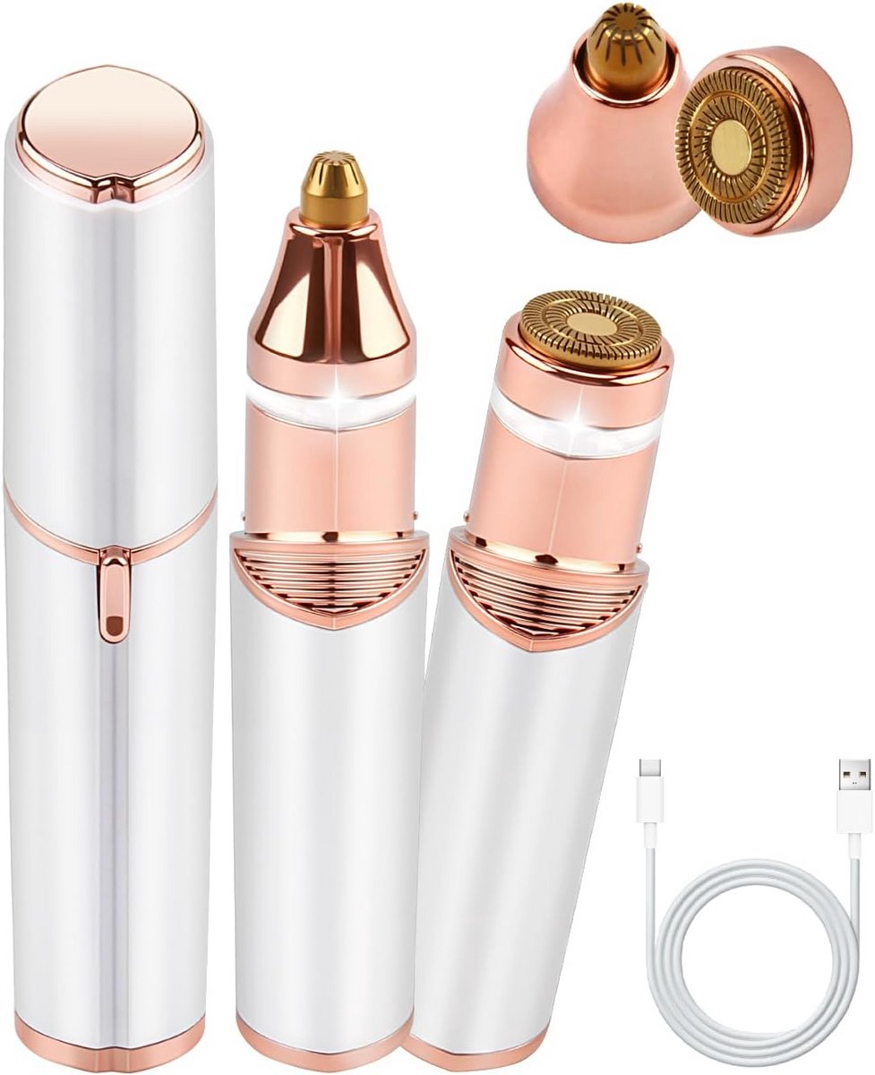Wenkbrauw Trimmer - Precisietrimmer - Neushaartrimmer - Oortrimmer - Waterdicht - Oplaadbaar - Detail