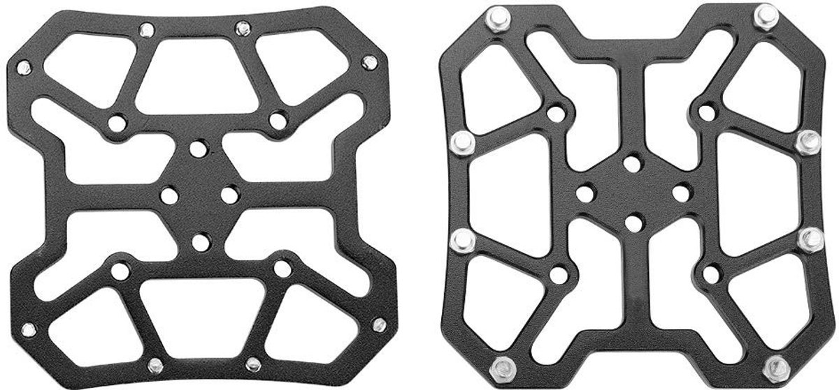 Dailygoods - Dailygoody - Fiets Clipless Pedaal Adapter - Aluminium Pedaal - Ideaal voor Wielrenners - Zwart - Lichtgewicht en Duurzaam - Geschikt voor SPD-Sc