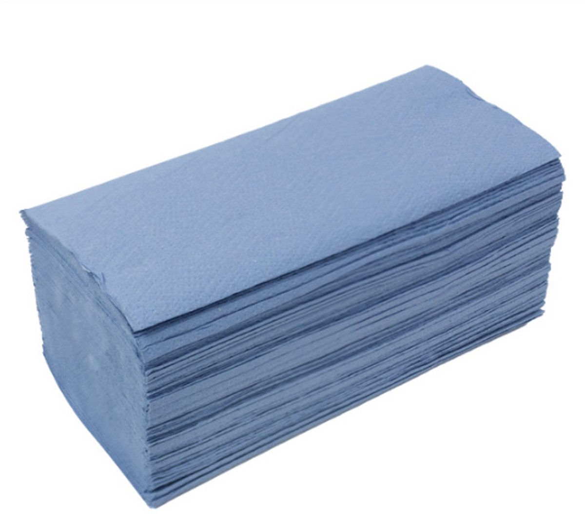 Handdoekjes blauw 23 x 25 cm Z-vouw 1-laags 5000 stuks (6151806350333)