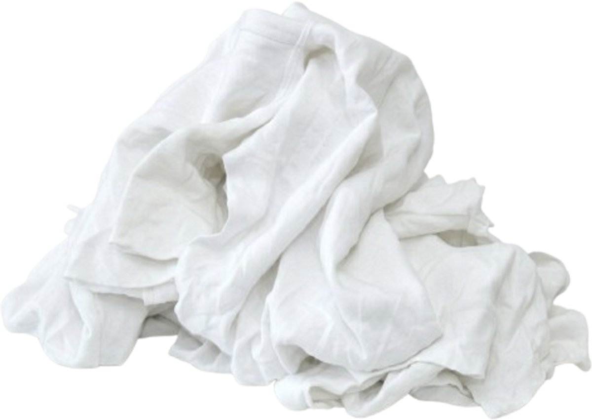 Poetsdoeken Wit Tricot WTRW witte tricot wit gesneden 10kg (6151805182157)