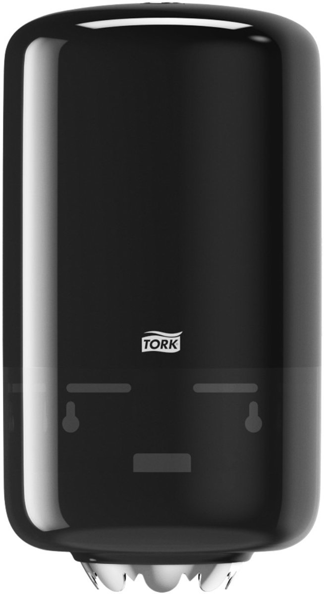 Tork dispenser centerfeed, M1, zwart kunststof, Elevation-Line (minirollen)(558008)