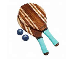 Ubergames - Frescobol - Bat & Ball Set - Braziliaans Strand Top Sport Spel - Met Tas