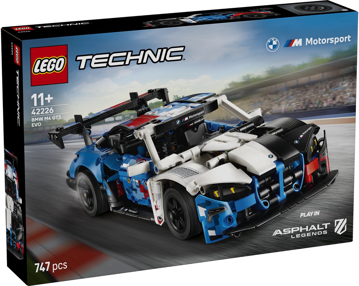 LEGO Technic - BMW M4 GT3 EVO Racewagen Speelgoed voor Kinderen vanaf 11 Jaar - 42226 — afbeelding 9
