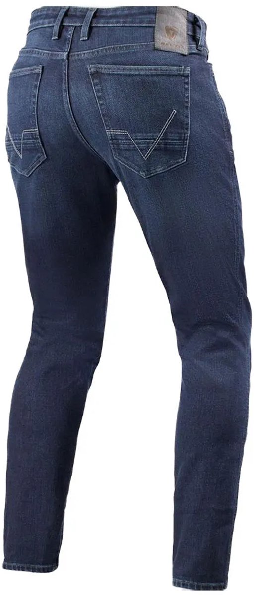 REV’IT! Kai SK Medium Blauw Stone Motorjeans - Maat 34/32 - Broek – foto 2