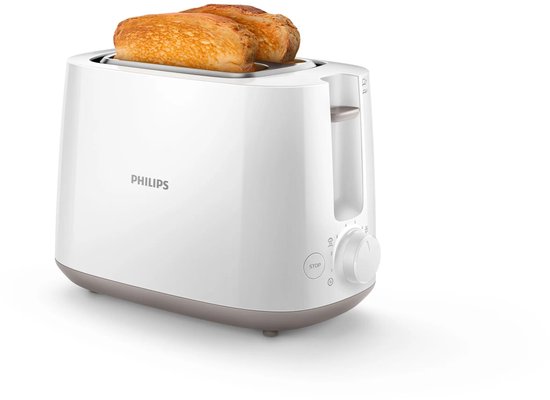 Philips Daily Collection Grille-pain, 8 réglages, access. réchauffe-viennoiseries intégré