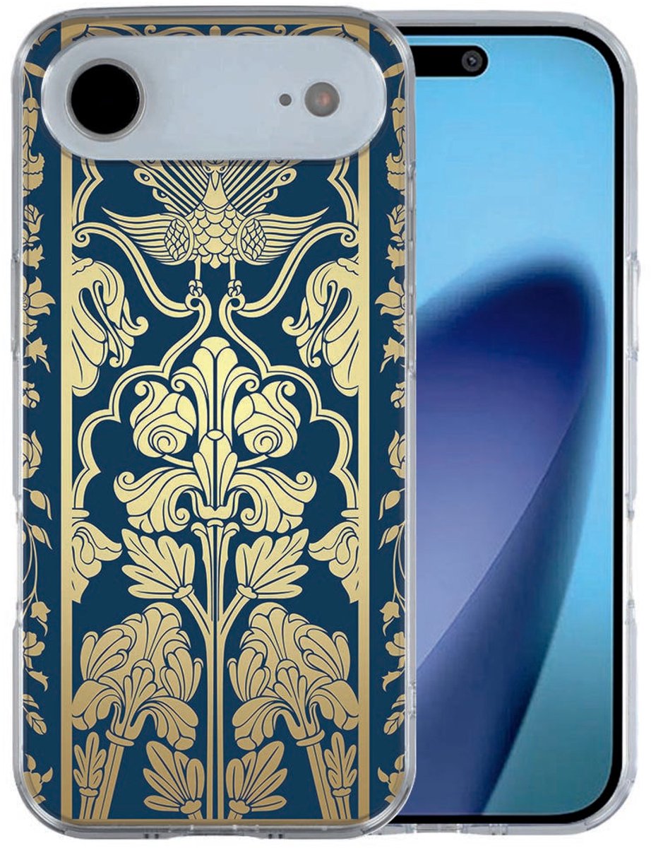iPhone Air TPU hoesje Beige Flowers
