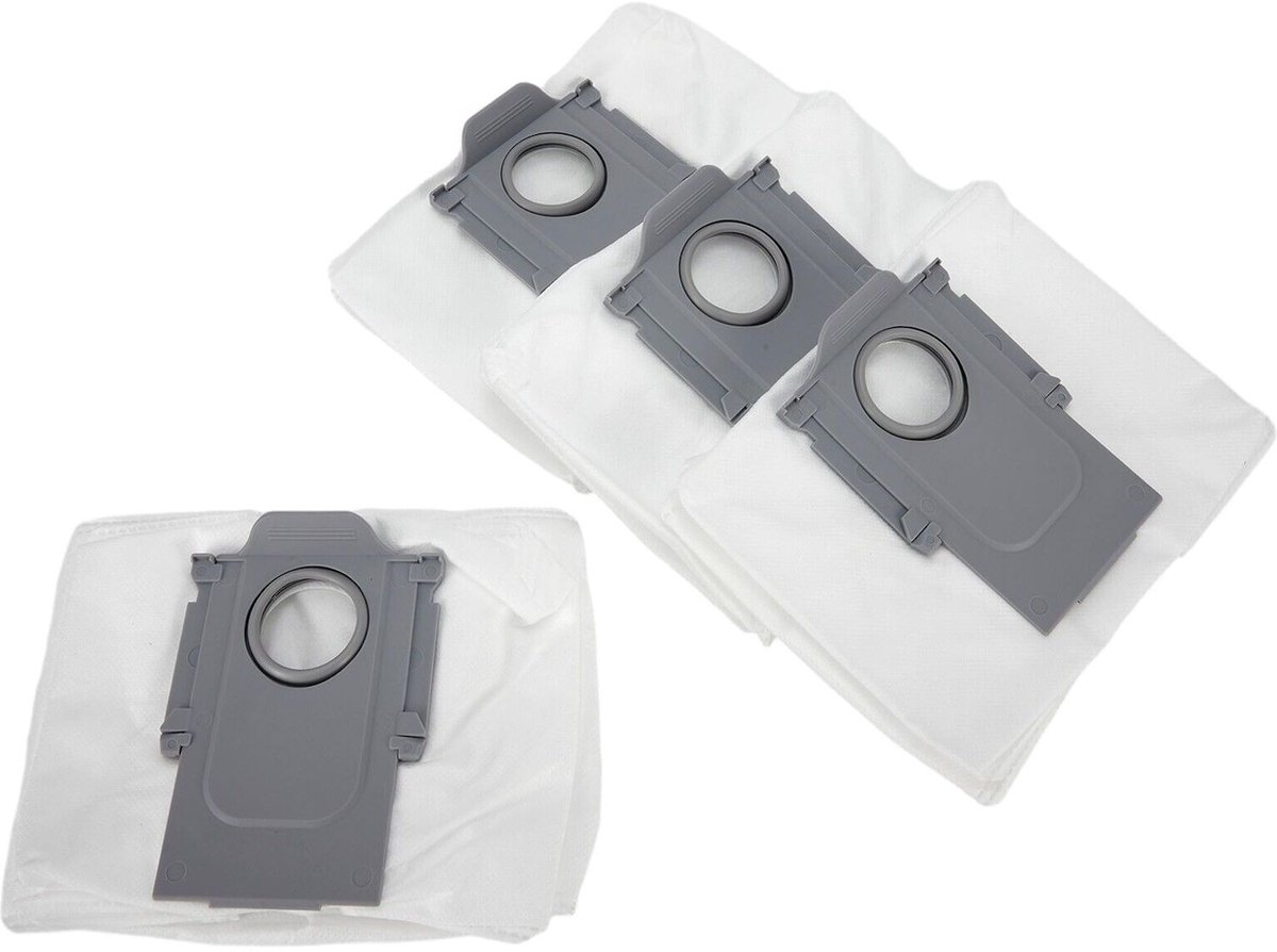 Plus.Parts Roborock Q10P+ Stofzakken (4 Stuks, Plus.Parts® alternatief voor 8.02.0132) Overig