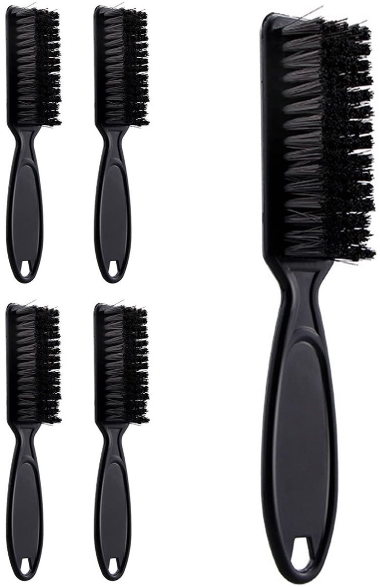 Dailygoody - Clipper Blade Reinigingsborstel - Tondeuse Reiniging - Duurzaam en Handig - Zwart - Nylon Borstel - Schoonmaak Tool - Geschikt voor Kappers