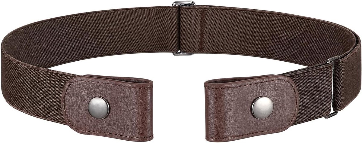 Elastische Riem zonder Gesp voor Heren, Ideaal voor Jeans en Broeken, Comfortabel en Verstelbaar
