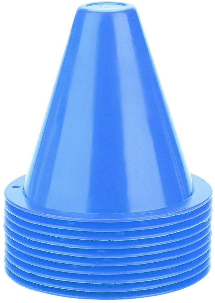 Dailygoody - Trainingsconen - Voetbaltraining - Set van 10 - Kleurrijk - Kinderen - Thuis gym - 3.35 Inch