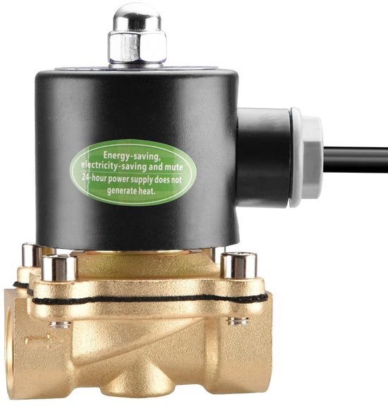 Dailygoody - Solenoid Ventiel - Water - Directe werking - PT 1/2 inch - Gas - Vervangingsventiel - Geschikt voor lucht en gas - Model 2W-160-15J — afbeelding 4