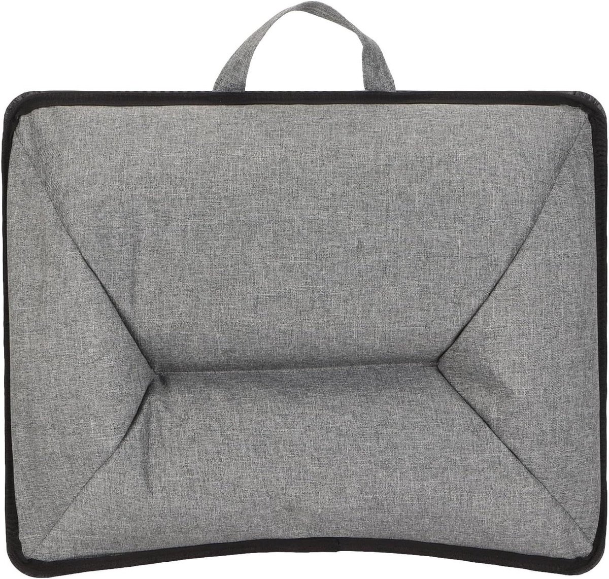 Schootbureau - Laptoptafel Bedtafel - Comfortabel Werken - Antislip Oppervlak - 47 x 38 x 8 cm - Grijs