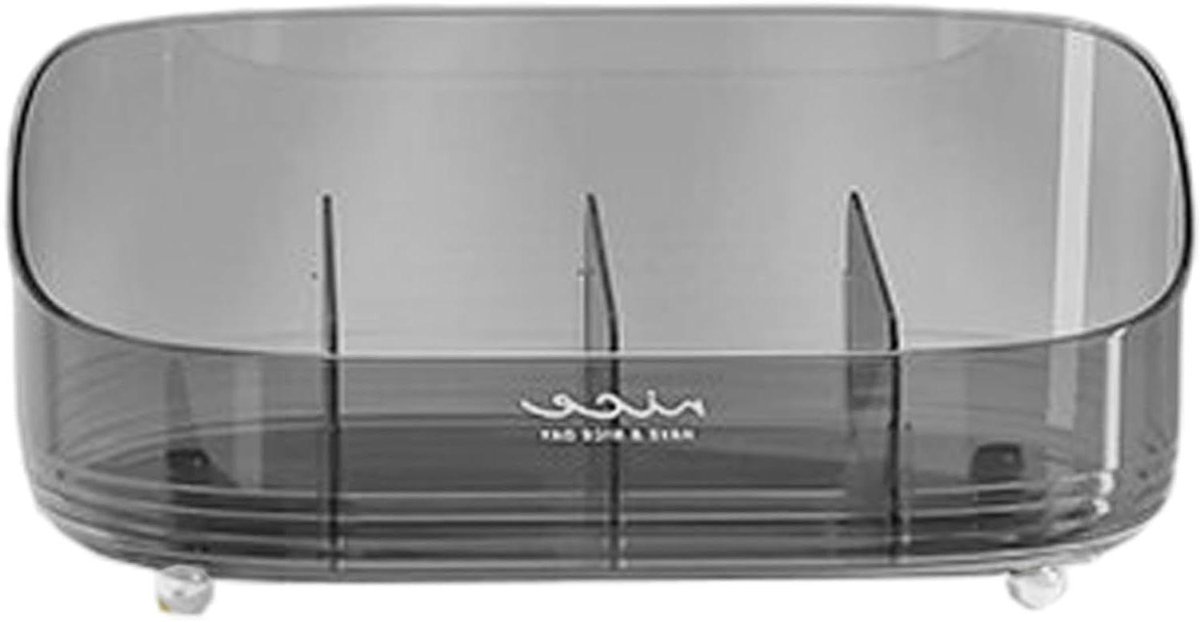 Cosmetica Organizer - Make-up Opberger - Bureau Opruimen - Verstelbare Vakken - 31 cm - Grijs