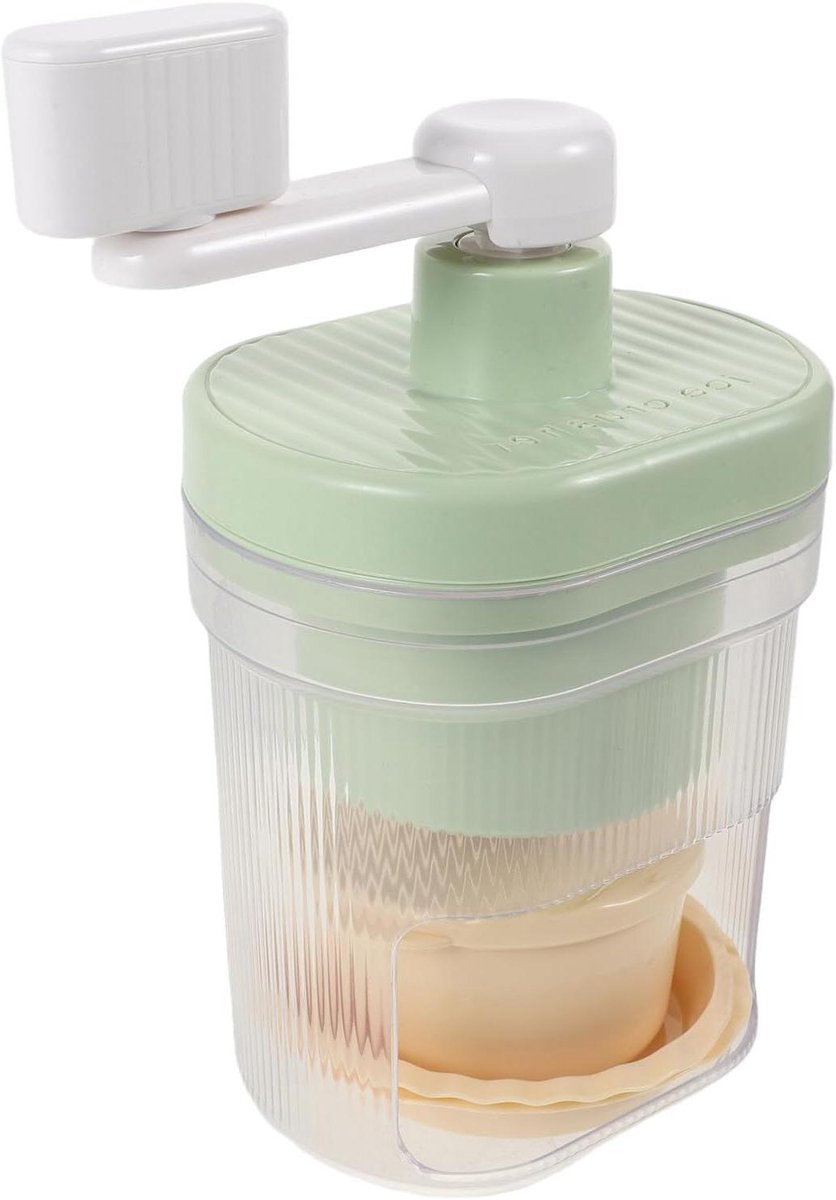 Handmatige IJsmachine - Ijs Shaker Crusher - Drankjes Koelen - Draagbaar Hand Crank - 23 cm - Multicolor