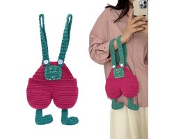 Gehaakte Telefoonhoes - Mobiele Telefoon Pouch - Kleine Spullen Opbergen - Handgemaakt Ontwerp - 22.4 x 14.1 x 1 cm