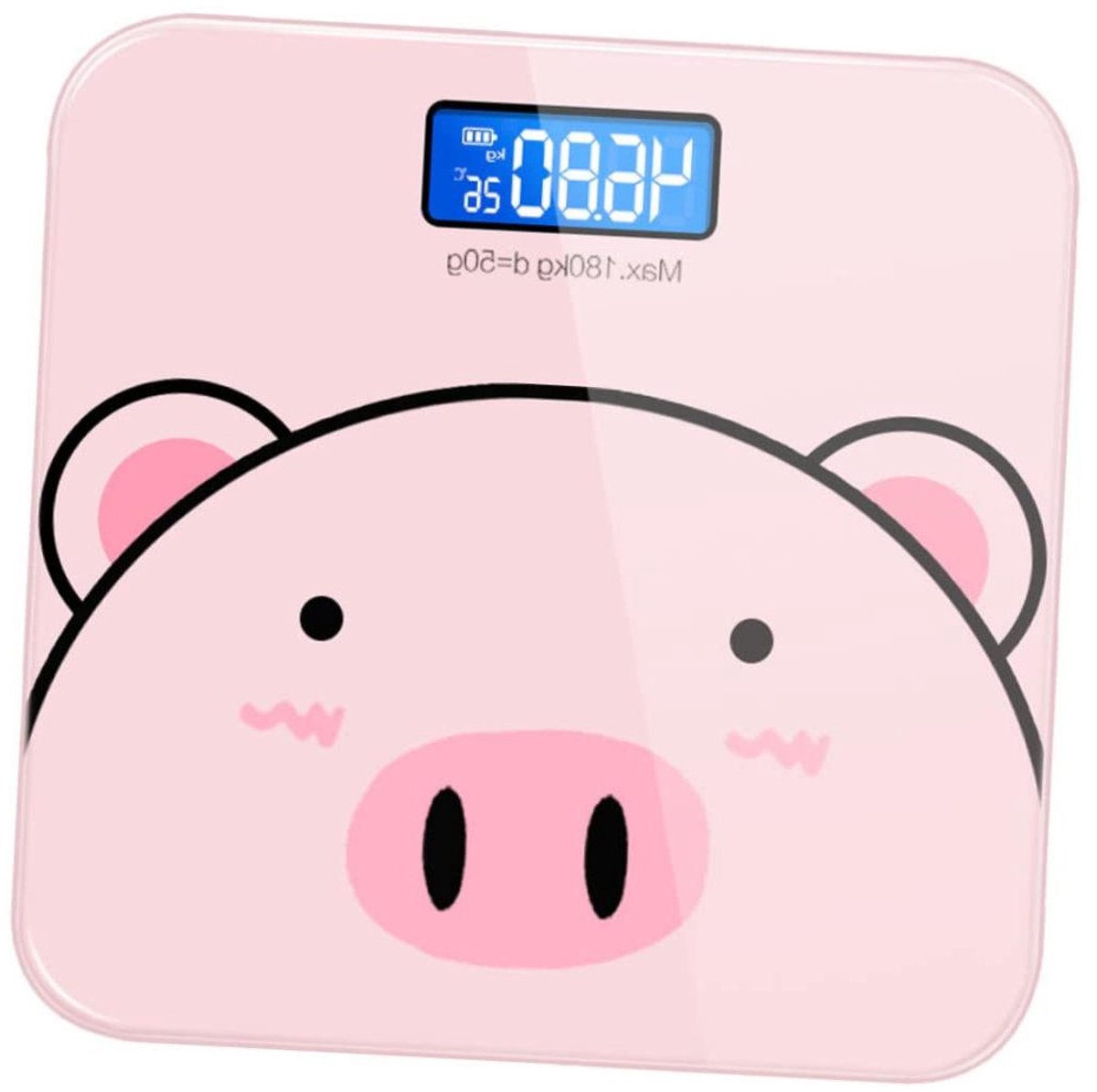 Digitale Weegschaal - Lichaamsweegschaal Babyweegschaal - Gezondheid Monitoren - Hoge Gevoeligheidssensor - 0.2-180 kg - Roze