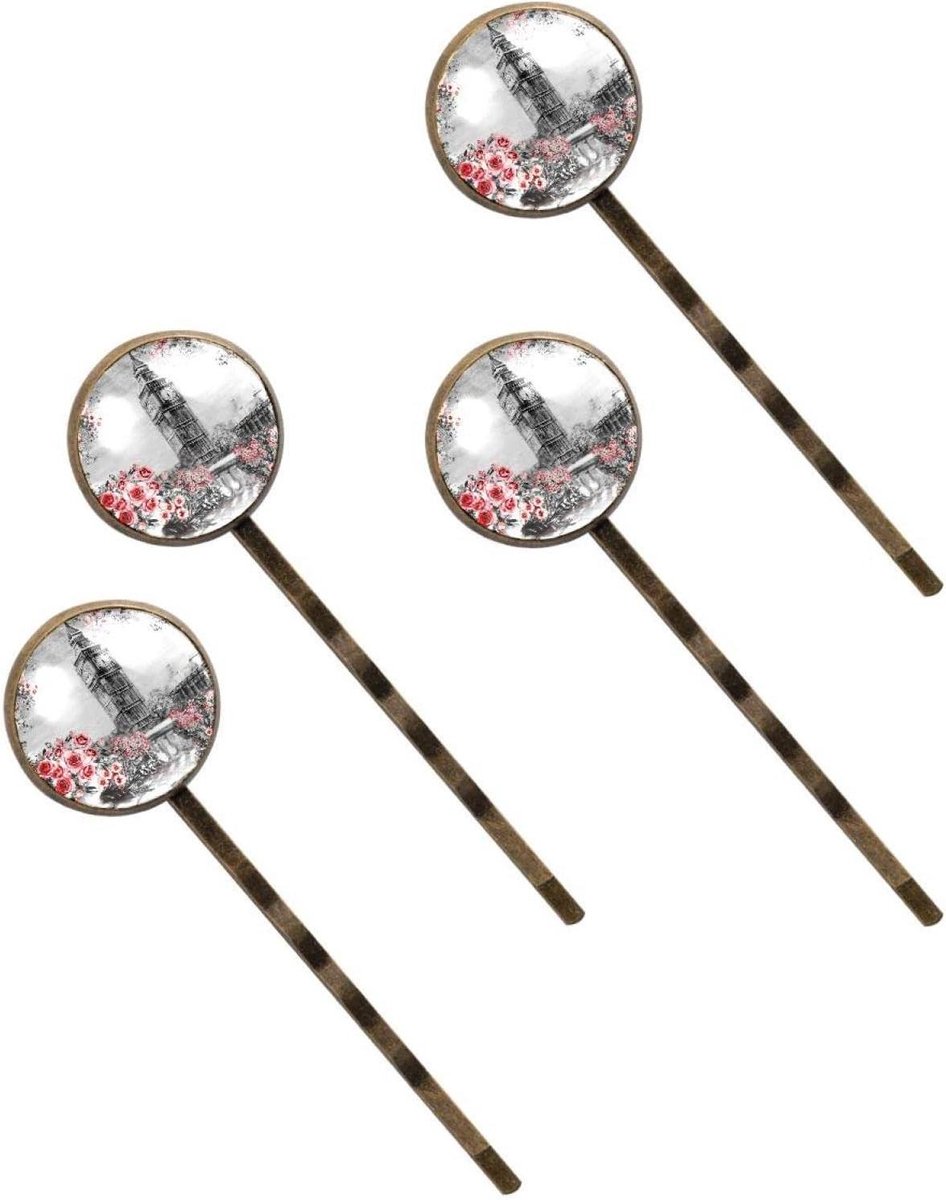 Haarspeld Set - Decoratieve Clips - Bruiloft Styling - Betrouwbaar Materiaal - 4 Stuks - Vintage