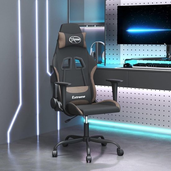 Gaming stoel - Comfortabele stoel - Comfortabel gamen - Verstelbare rugleuning en voetsteun - 65 x 125 cm — afbeelding 3