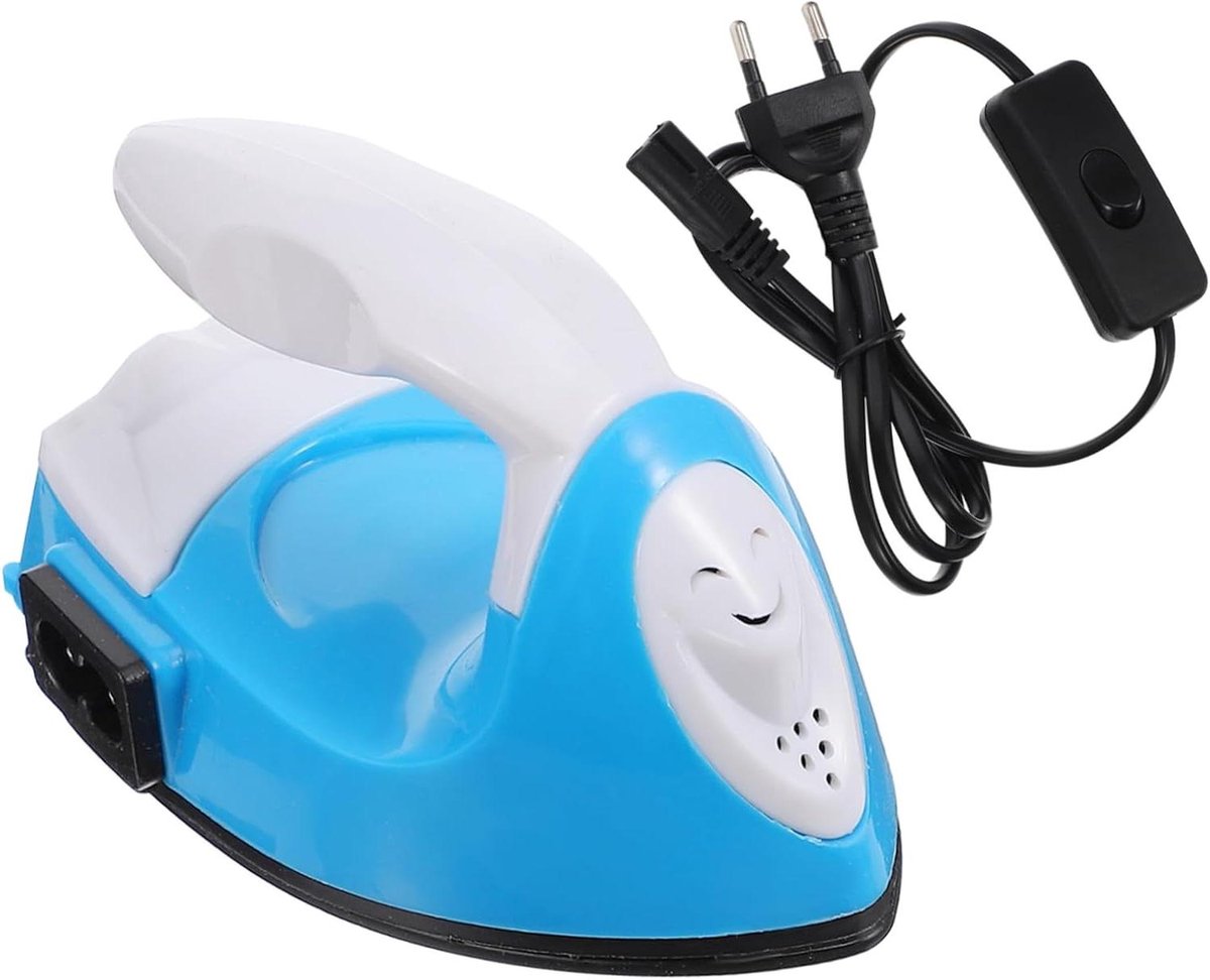 Hittepers Machine - Warmteoverdracht - DIY Kleding Bedrukken - Snel Voorverwarmen - 10x6.5 cm - Blauw