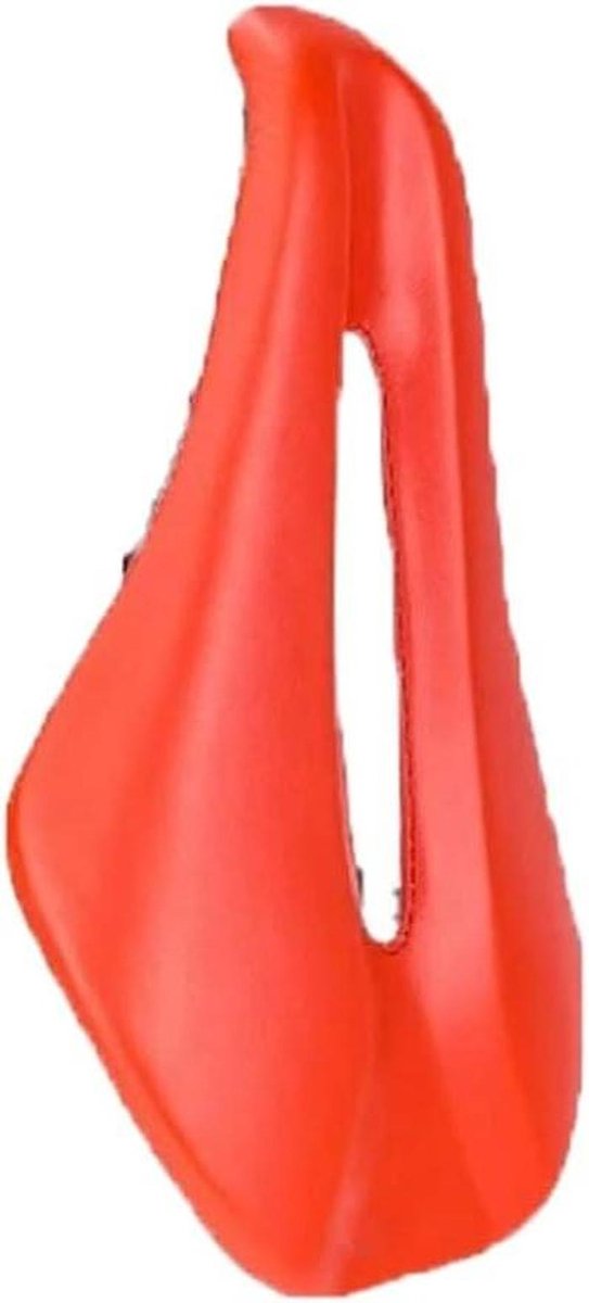Fietszadel Racefiets - Ergonomisch Zadel - Lange Fietstochten - Korte Neus Ontwerp - 146mm Breed - Rood