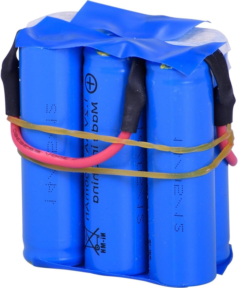 Stofzuiger Accu Set - Reserveonderdeel - Stofzuigen Thuis - Oplaadbaar - 12 Volt - Zwart