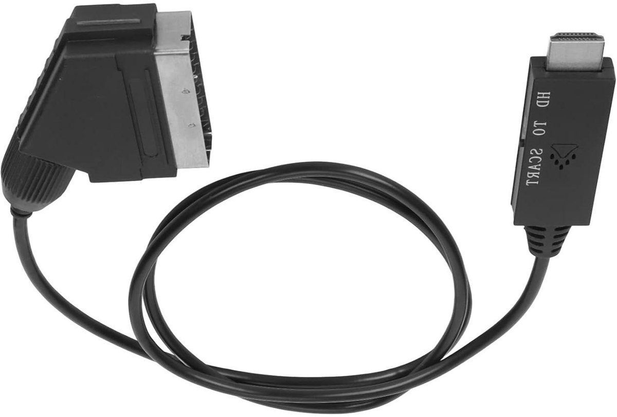 HD naar Scart Kabel - Converter Adapter - Oude Apparaten Gebruiken - Plug and Play