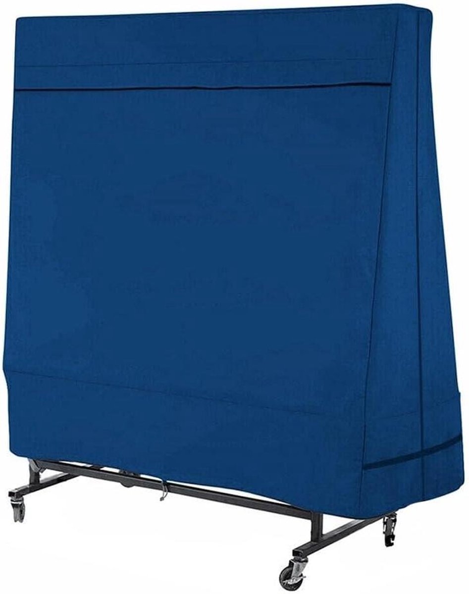 Tafeltennis Tafelhoes - Beschermhoes Tafel - Buiten Beschermen - Verstelbaar Ontwerp - 160x160x85x36cm - Blauw