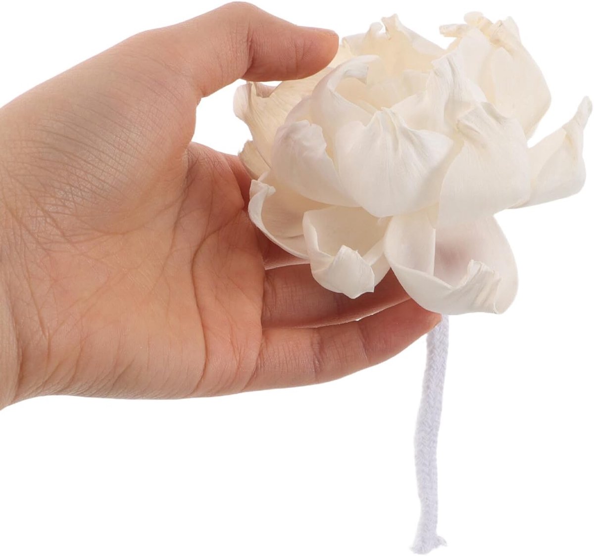 Diffusers Bloemvervanging - Aromatherapie Stokjes - Geur Verspreiden - Luxe Pioenrozen Design - 4 Stuks - Wit — cadeau in Wonen & Interieur - foto 6