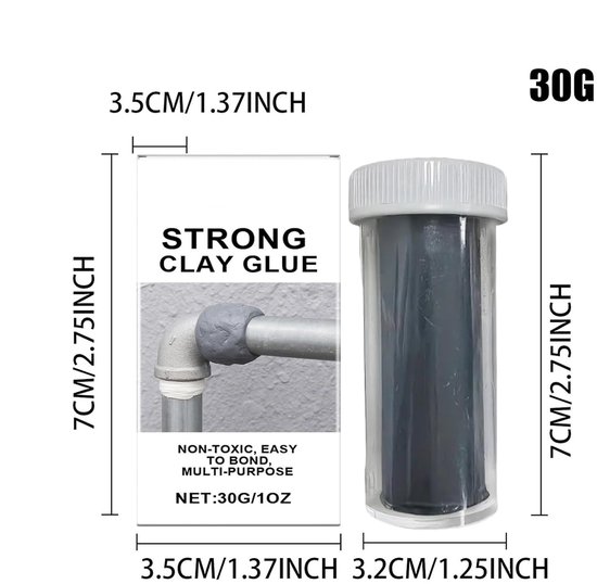 Keramische Reparatie Lijm - Herstelgel - Universele Huisreparaties - Waterdicht Hittebestendig - 30 G - Niet gespecificeerd — afbeelding 2