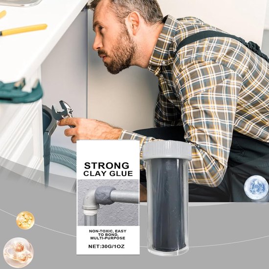 Keramische Reparatie Lijm - Herstelgel - Universele Huisreparaties - Waterdicht Hittebestendig - 30 G - Niet gespecificeerd — afbeelding 3