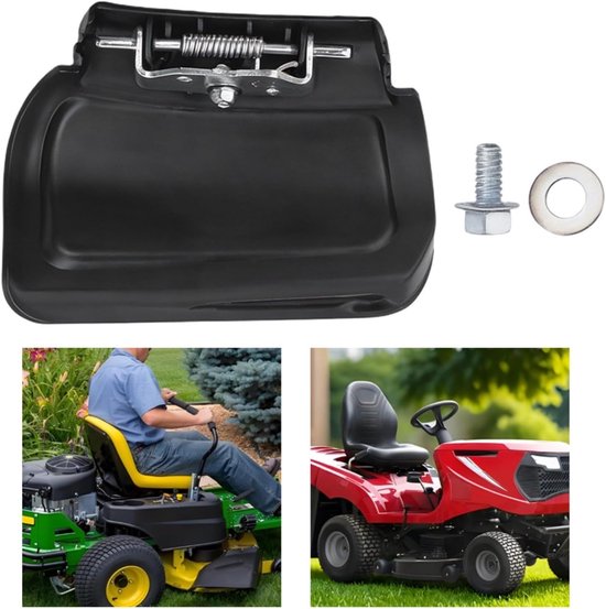 Scharnierende Mulch Stopper - Grasvanger Deksel - Gazon Onderhoud - Robuuste Plastic Constructie - 24 x 18 x 5 cm — afbeelding 3