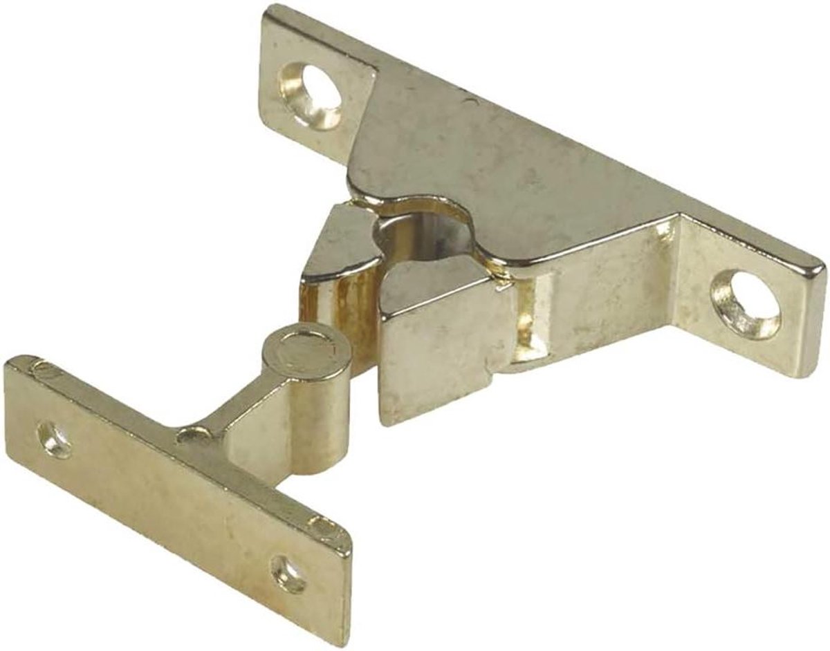 Deurstopper - Deurklem - Deuren Open Houden - Verchroomd Metaal - 50 Stuks - Chroom