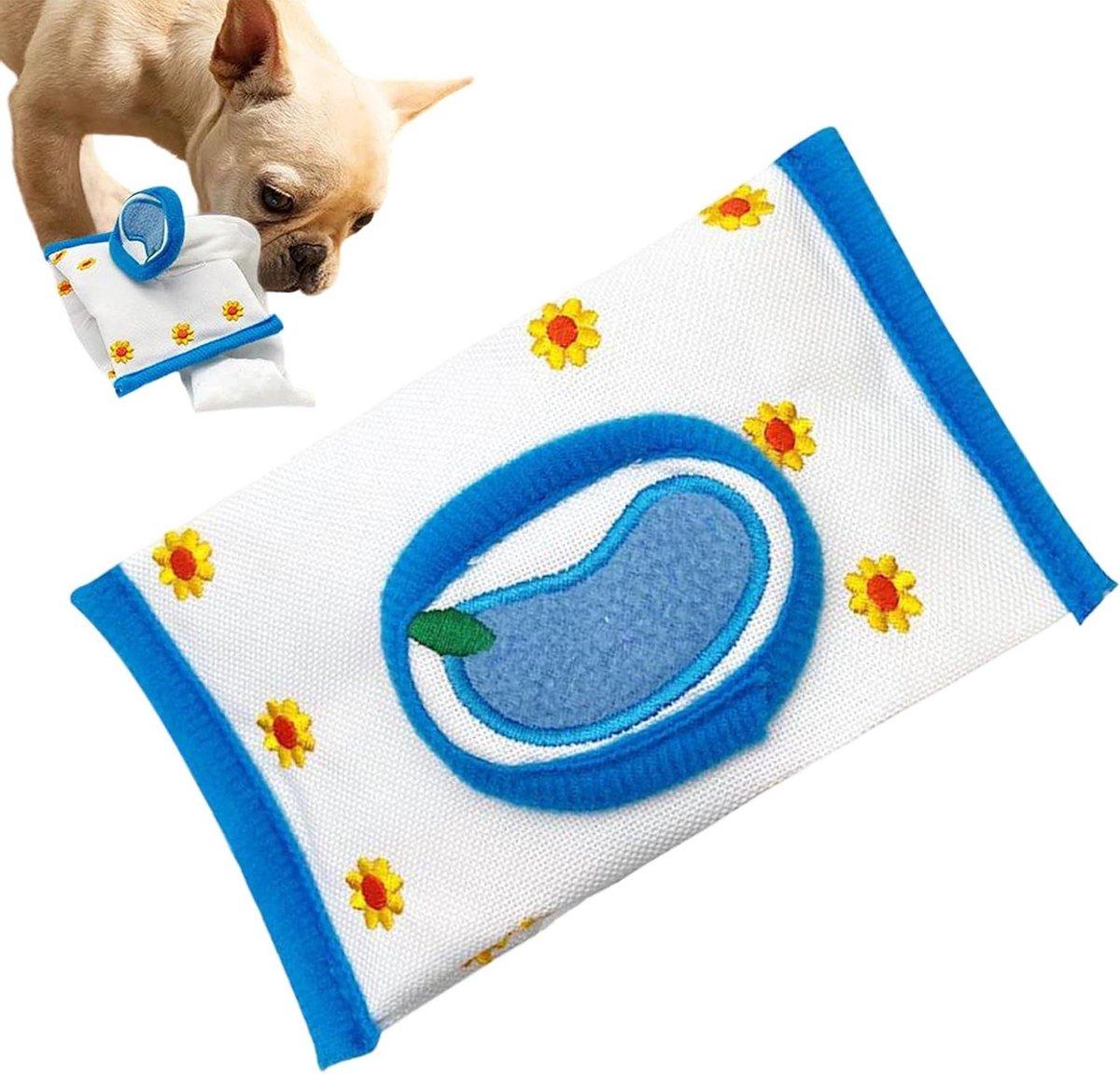 Snuffel Speelgoed - Honden Puzzel - Mentale Stimulatie - Reuktraining Ontwerp - 15x9x3 cm - Grijs