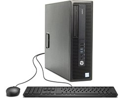 Desktop PC - Compacte computer - Productief werken - Vernieuwd en getest - 8GB RAM 256GB SSD - Zwart