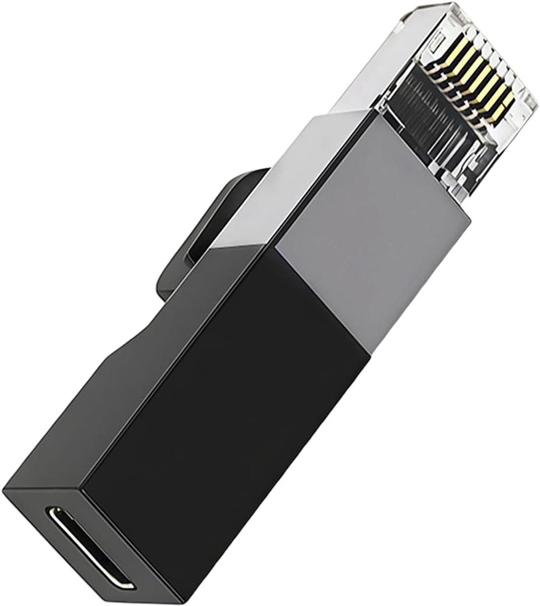USB C Ethernet Adapter - Type C naar RJ45 - Stabiele Netwerkverbinding - Gigabit Snelheid