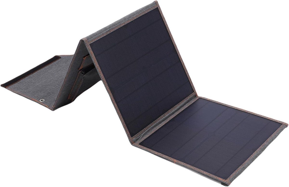 Opvouwbaar Zonnepaneel - Draagbare Energie - Kamperen en Reizen - 100W Hoog Vermogen - 32 x 32 x 7 cm