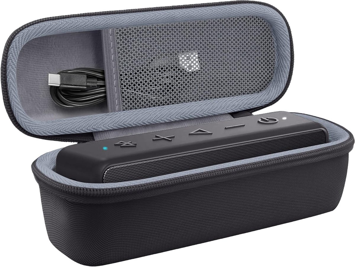 Draagbare Beschermhoes voor Bluetooth Speaker - Ideaal voor Anker SoundCore 2, Schokbestendig en Waterdicht, Perfect voor Reizen
